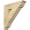 Ekena Millwork Traditional Traditional Rough Sawn Bracket, Douglas Fir, 4"W x 18"D x 18"H BKT04X18X18TRA01RDF - alternate 1